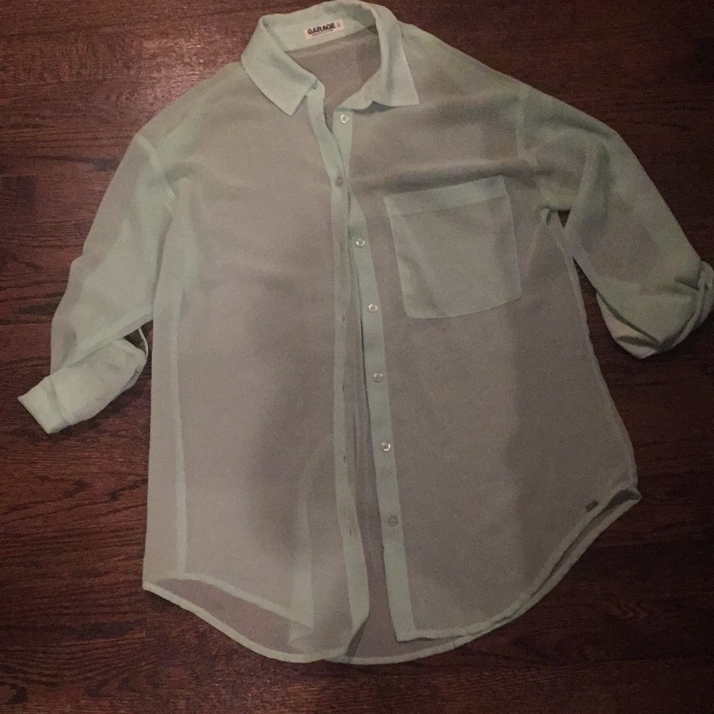 Blue Sheer Shirt